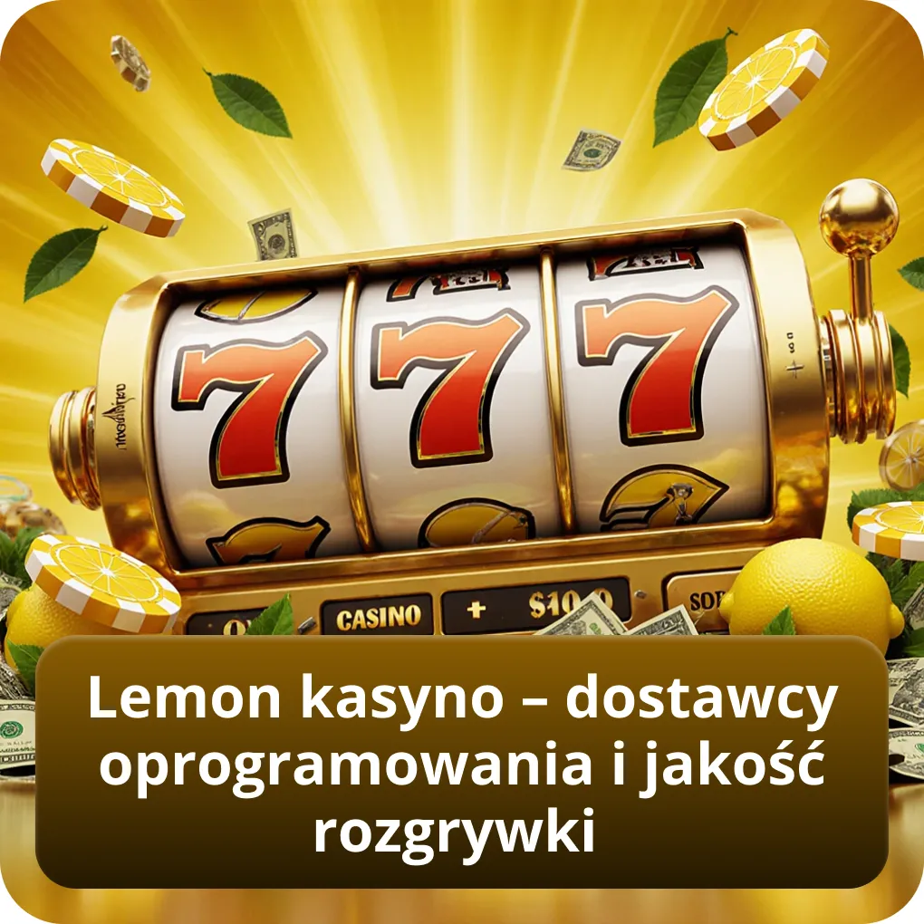 Lemon kasyno – dostawcy oprogramowania i jakość rozgrywki